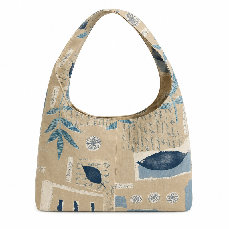Sac Cabas Hobo Toile Léger Grande Capacité 